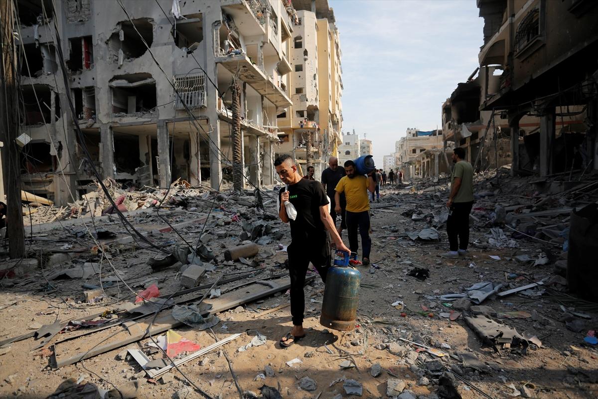 İsrail'in Gazze Şeridi'ne saldırılarında 5'inci gün...