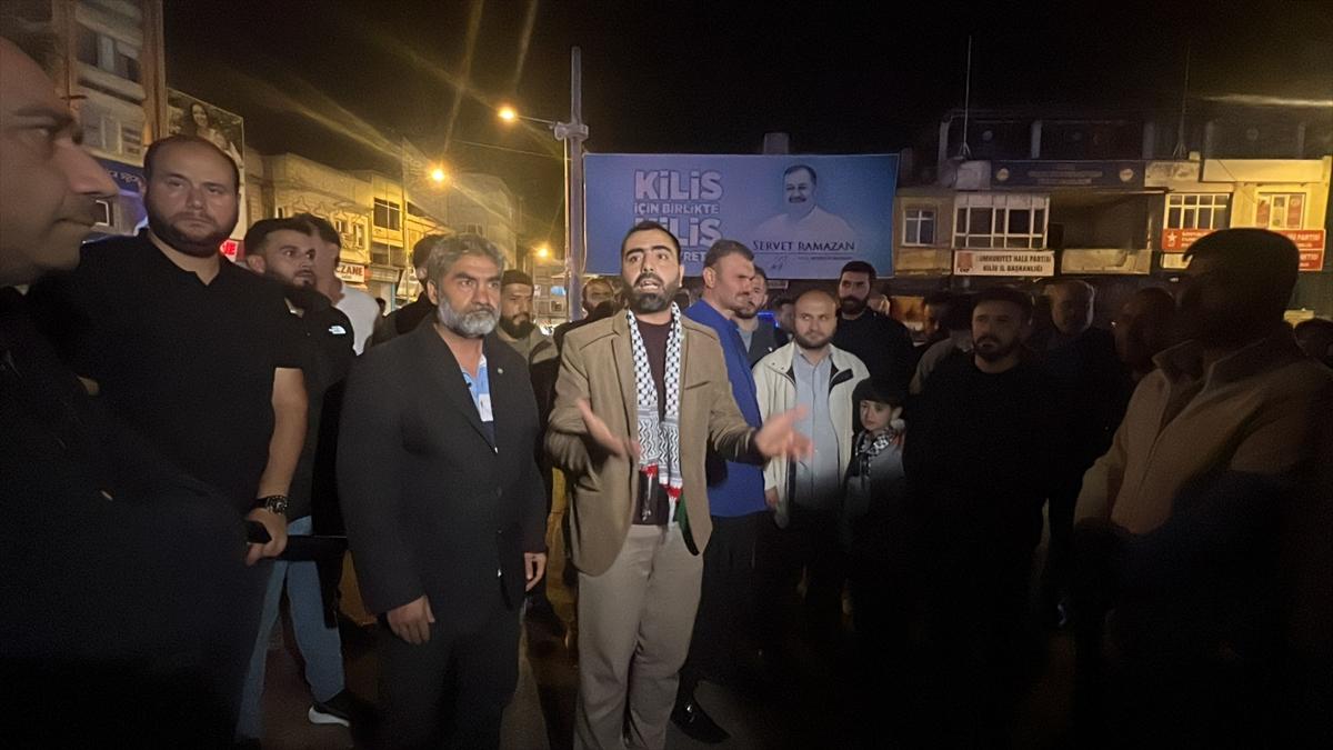 Yurt genelinde İsrail'in hastane saldırısı protesto edildi