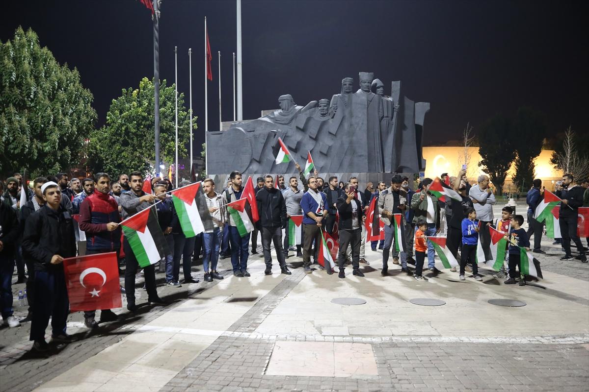 Yurt genelinde İsrail'in hastane saldırısı protesto edildi