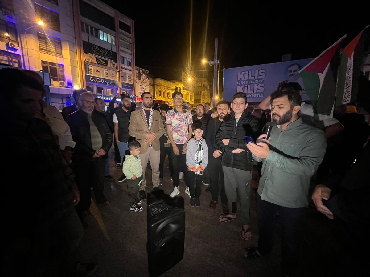 Yurt genelinde İsrail'in hastane saldırısı protesto edildi