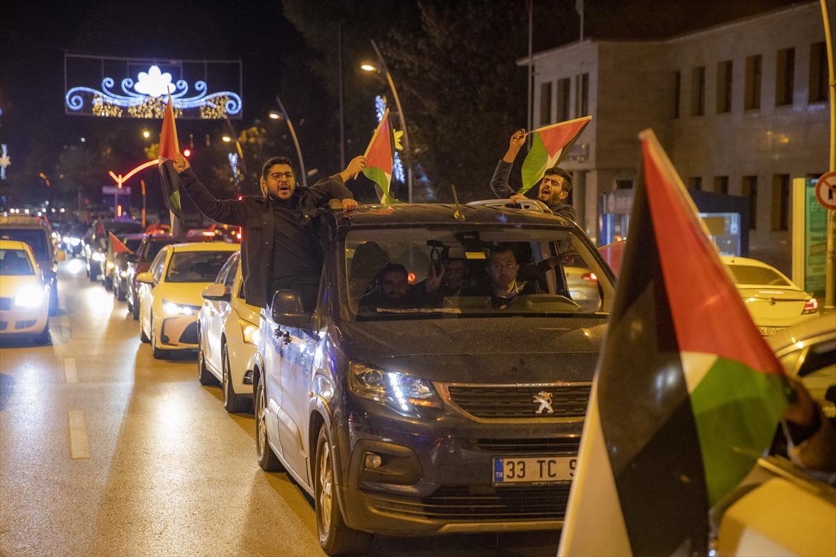 Yurt genelinde İsrail'in hastane saldırısı protesto edildi