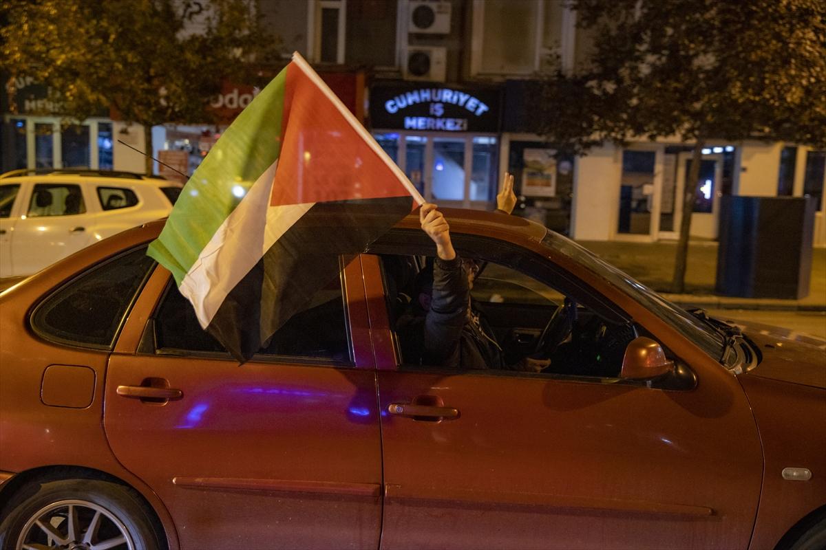 Yurt genelinde İsrail'in hastane saldırısı protesto edildi