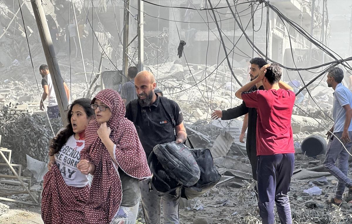 Gazze saldırılarında 12'nci gün: Acının kareleri