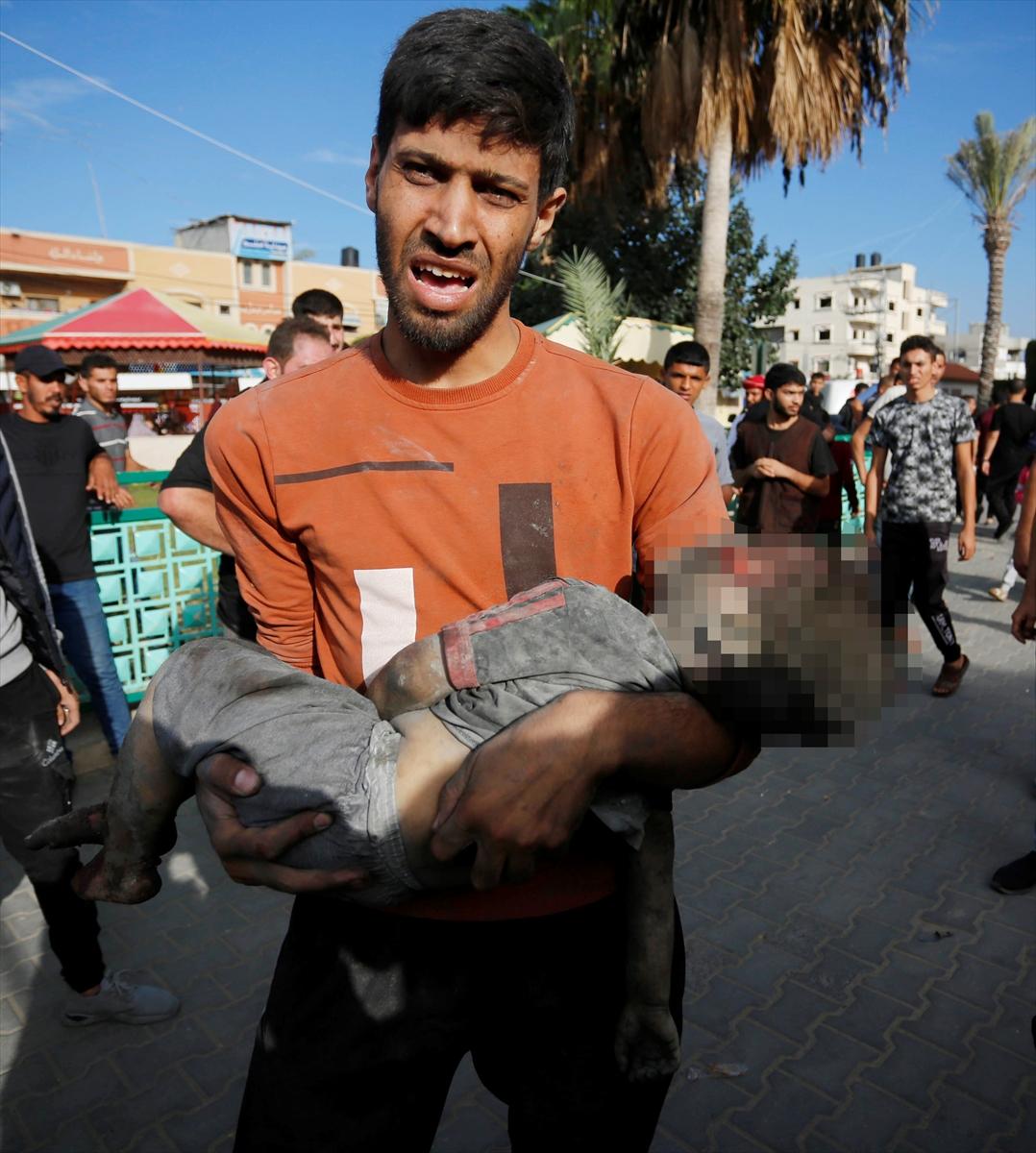 Gazze saldırılarında 12'nci gün: Acının kareleri