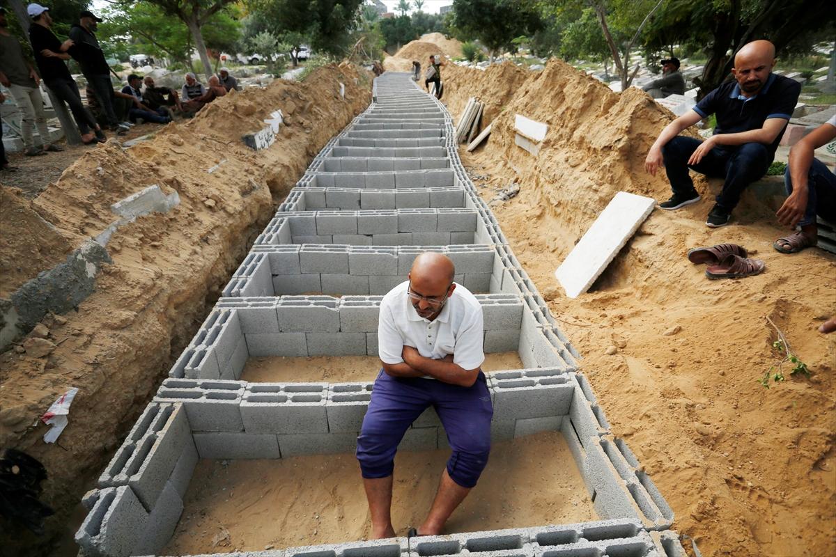 Gazze saldırılarında 12'nci gün: Acının kareleri