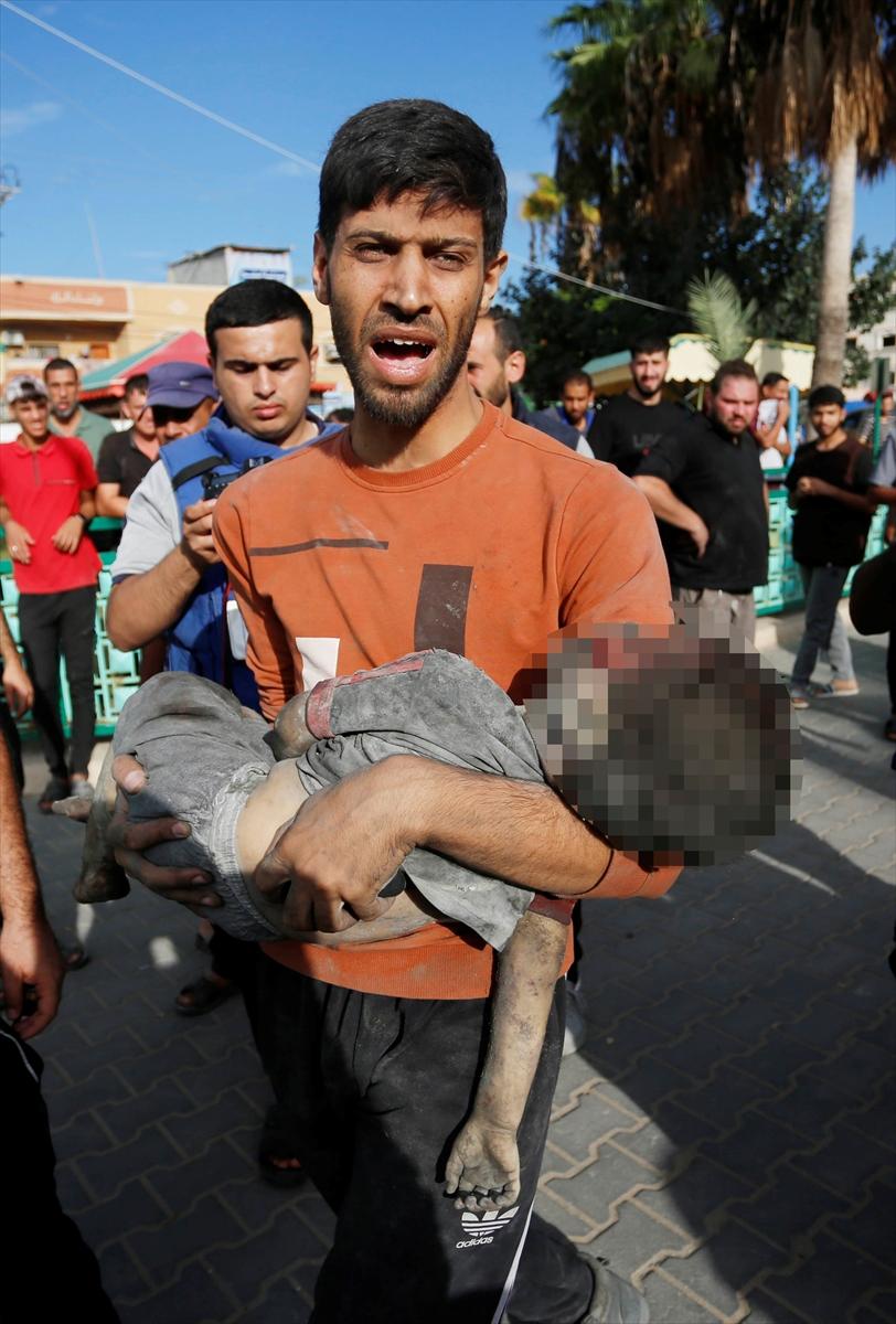 Gazze saldırılarında 12'nci gün: Acının kareleri