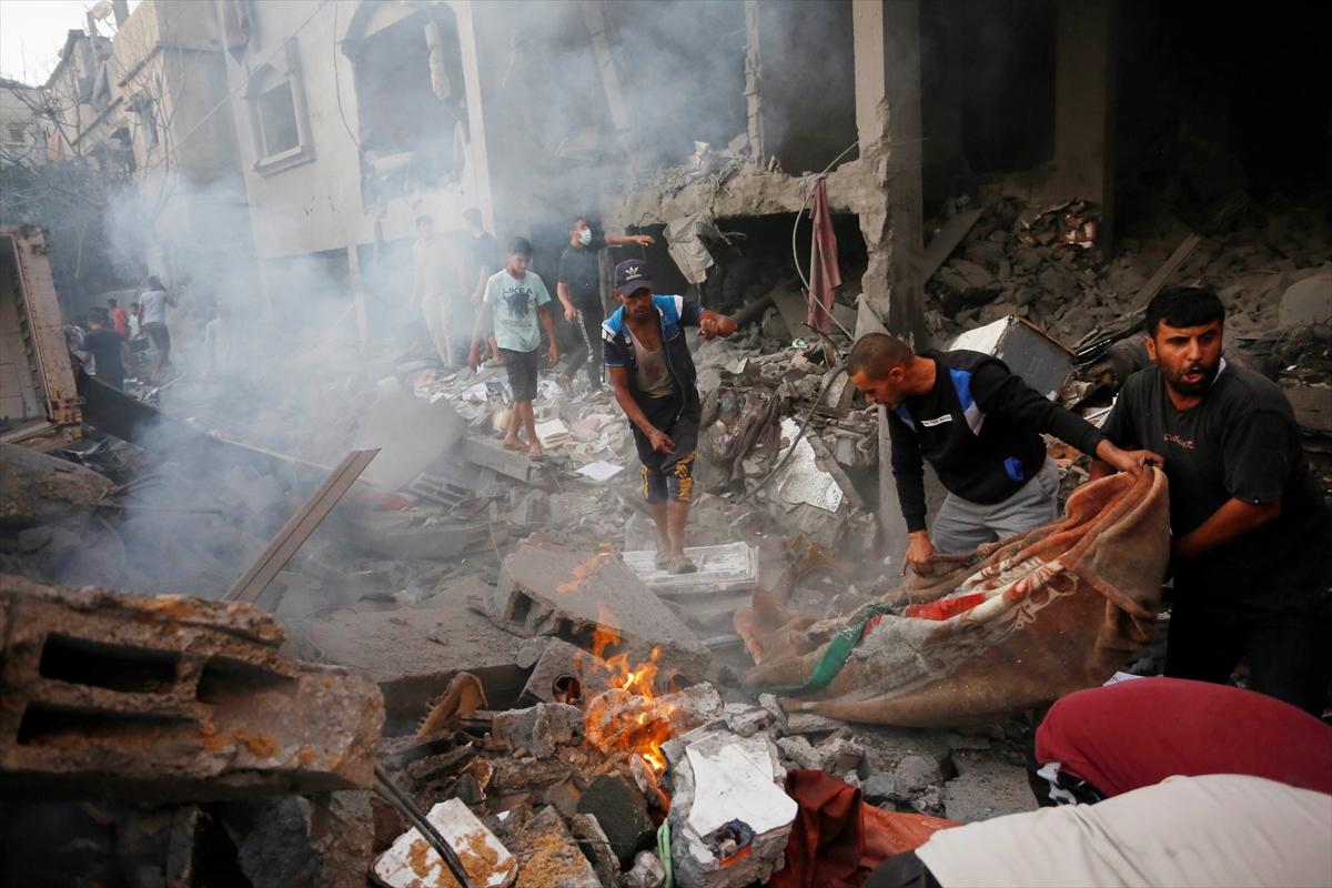 İsrail Filistin savaşında 13'üncü gün...