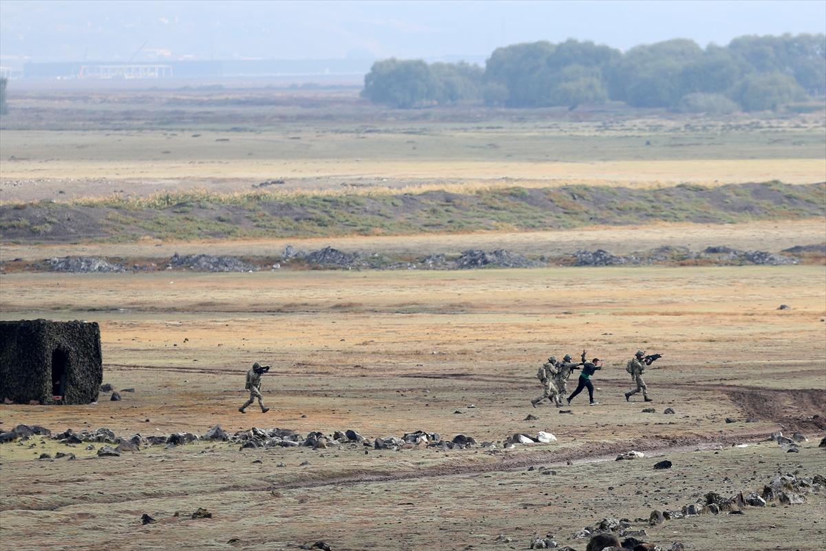 Kayseri'de nefes kesen tatbikat