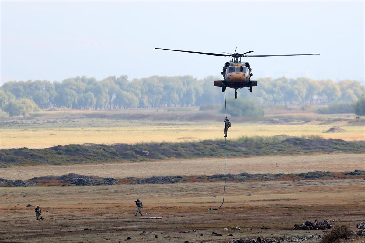 Kayseri'de nefes kesen tatbikat
