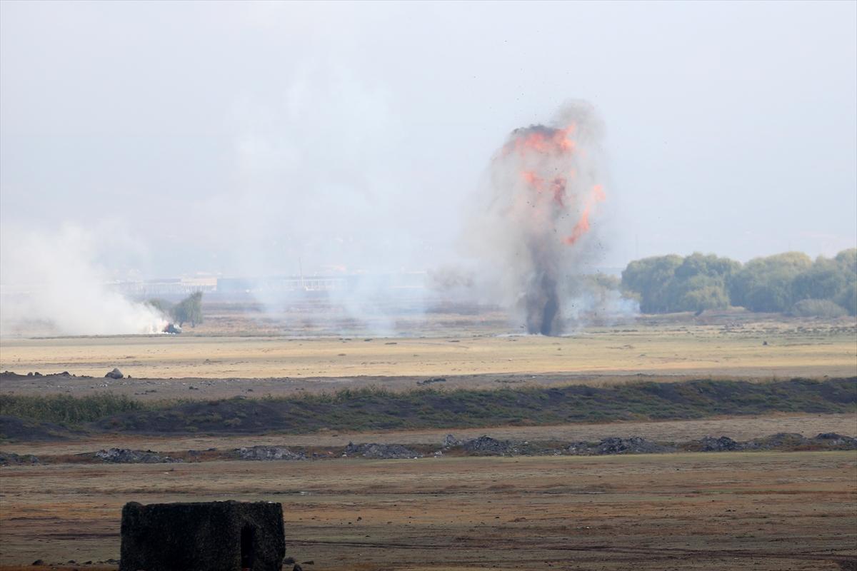 Kayseri'de nefes kesen tatbikat