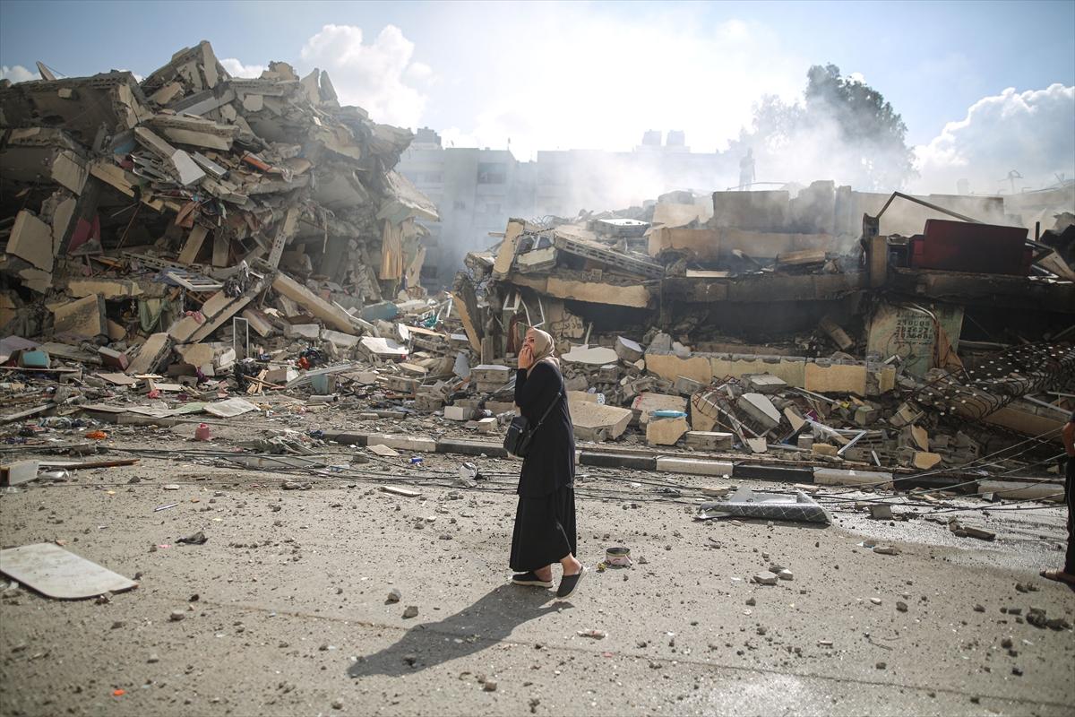 Gazze'de yıkımın kareleri: Binaların yüzde 30'u yıkıldı