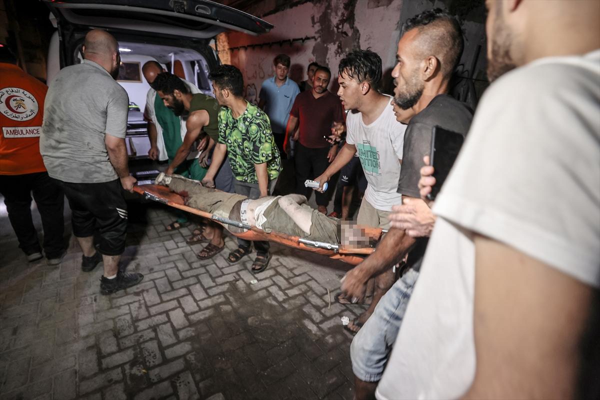 İsrail ordusunun vurduğu kilisede saldırının izleri