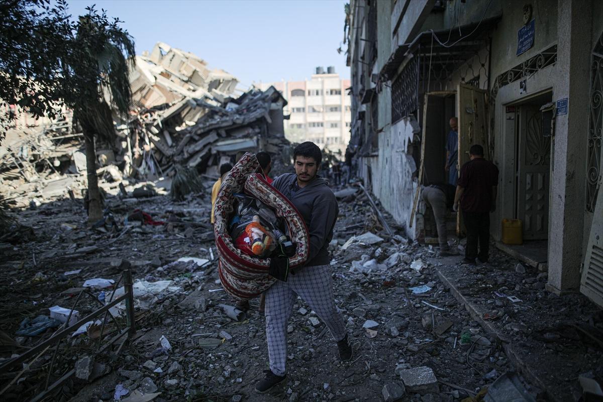 Gazze'de yıkımın kareleri: Binaların yüzde 30'u yıkıldı