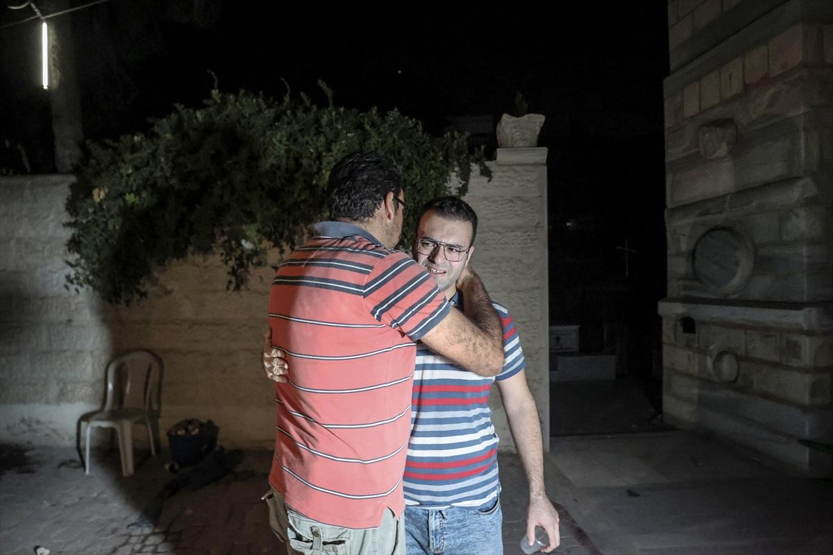 İsrail ordusunun vurduğu kilisede saldırının izleri