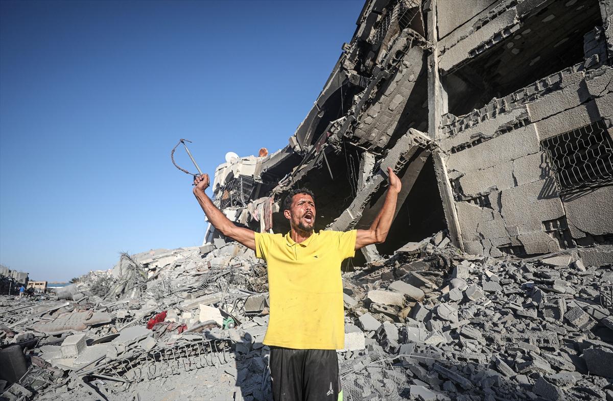 Gazze'de yıkımın kareleri: Binaların yüzde 30'u yıkıldı