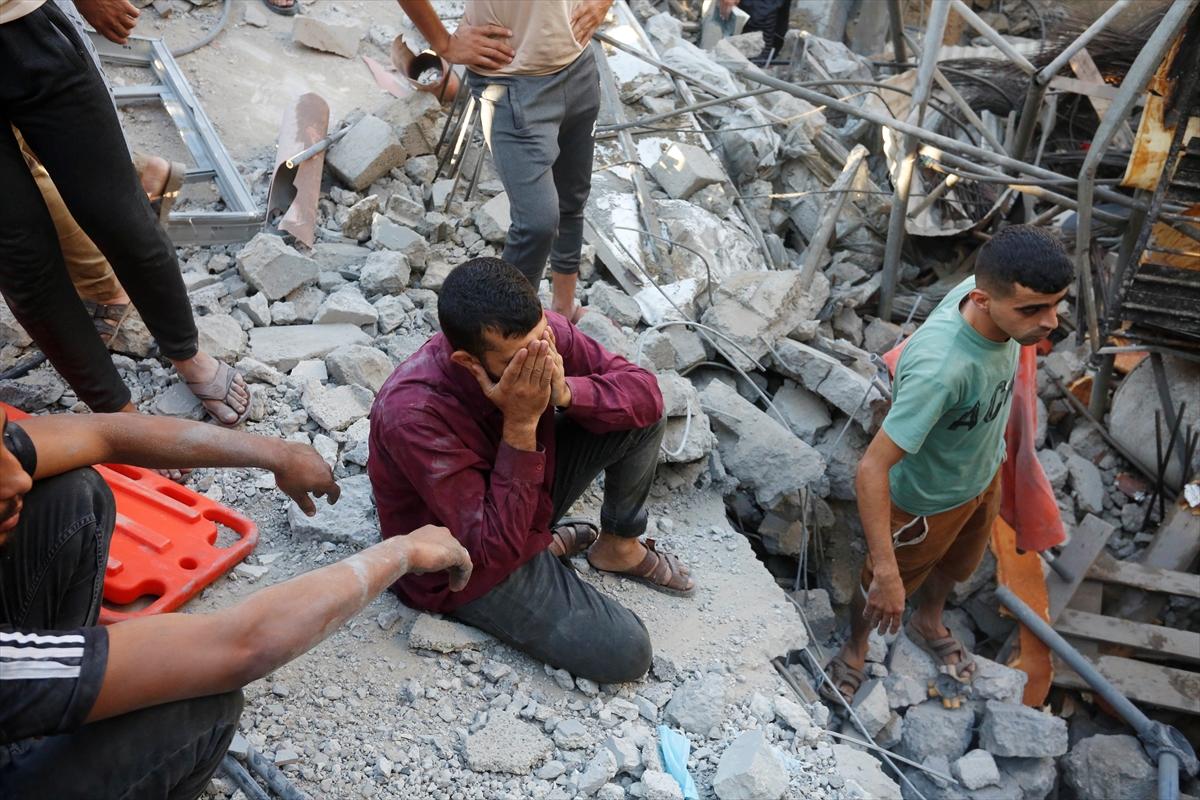 İsrail-Filistin savaşında 15'inci gün! Saldırı sonrası Gazze'den acı kareler...