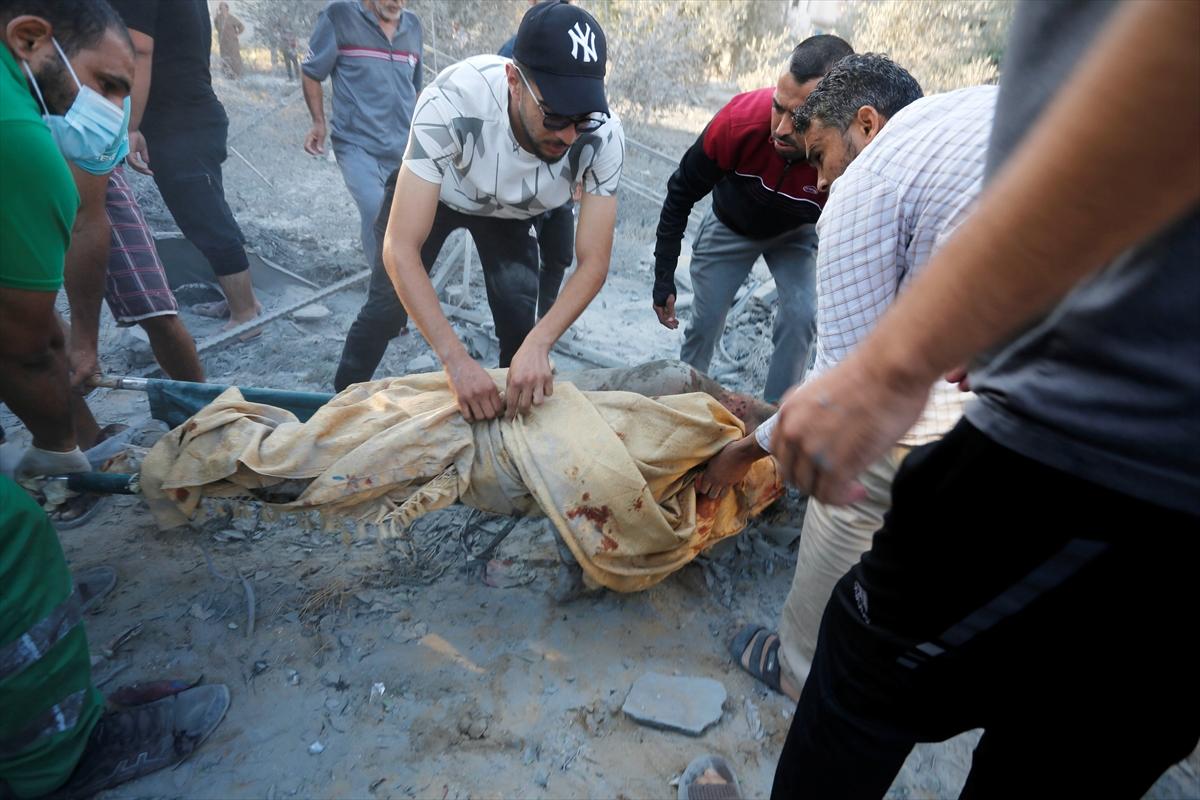 İsrail-Filistin savaşında 15'inci gün! Saldırı sonrası Gazze'den acı kareler...