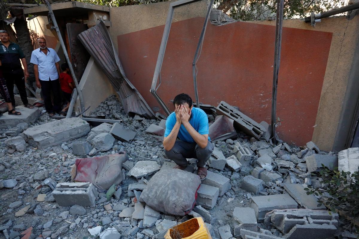 İsrail-Filistin savaşında 15'inci gün! Saldırı sonrası Gazze'den acı kareler...