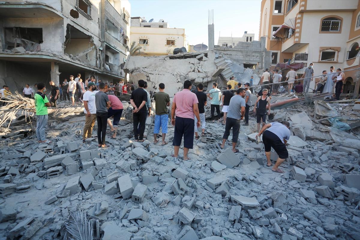 İsrail-Filistin savaşında 15'inci gün! Saldırı sonrası Gazze'den acı kareler...