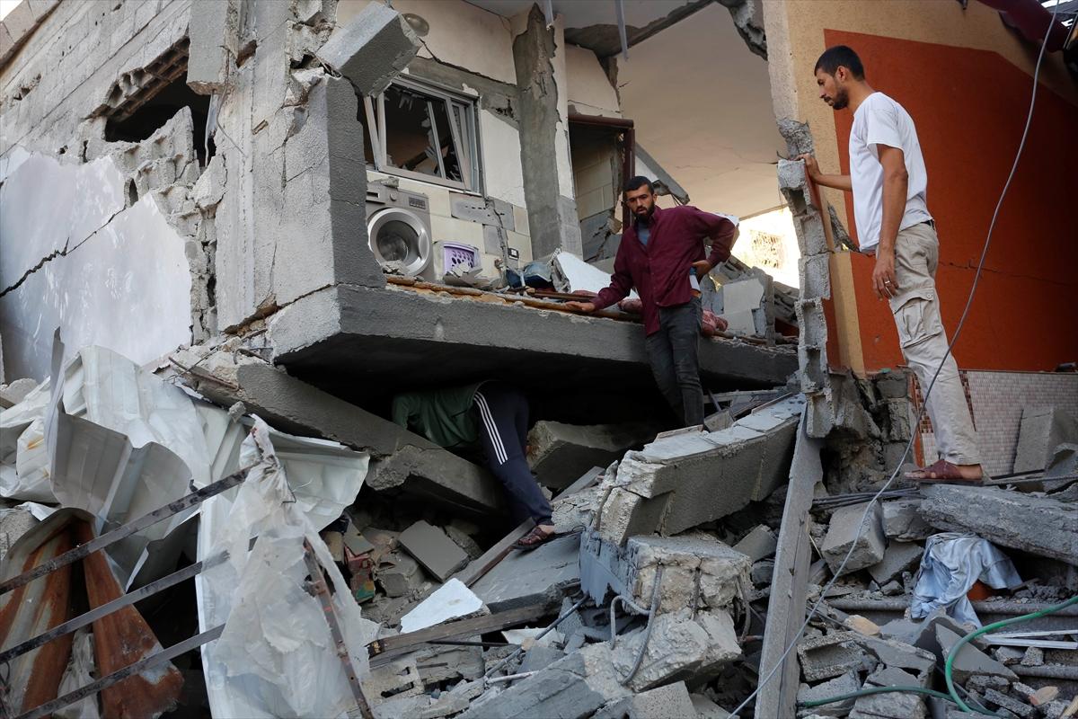 İsrail-Filistin savaşında 15'inci gün! Saldırı sonrası Gazze'den acı kareler...