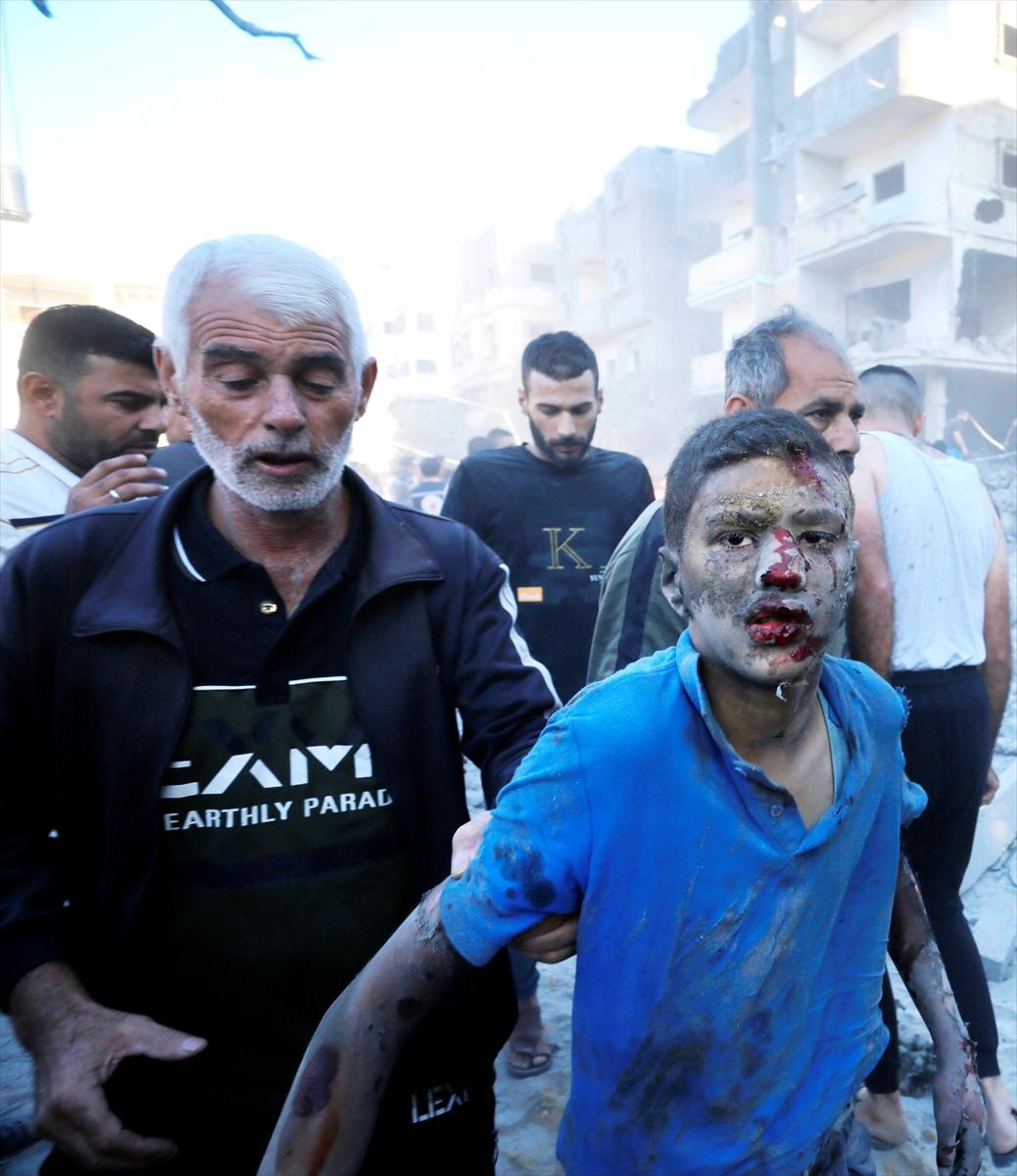 İsrail-Filistin savaşında 15'inci gün! Saldırı sonrası Gazze'den acı kareler...