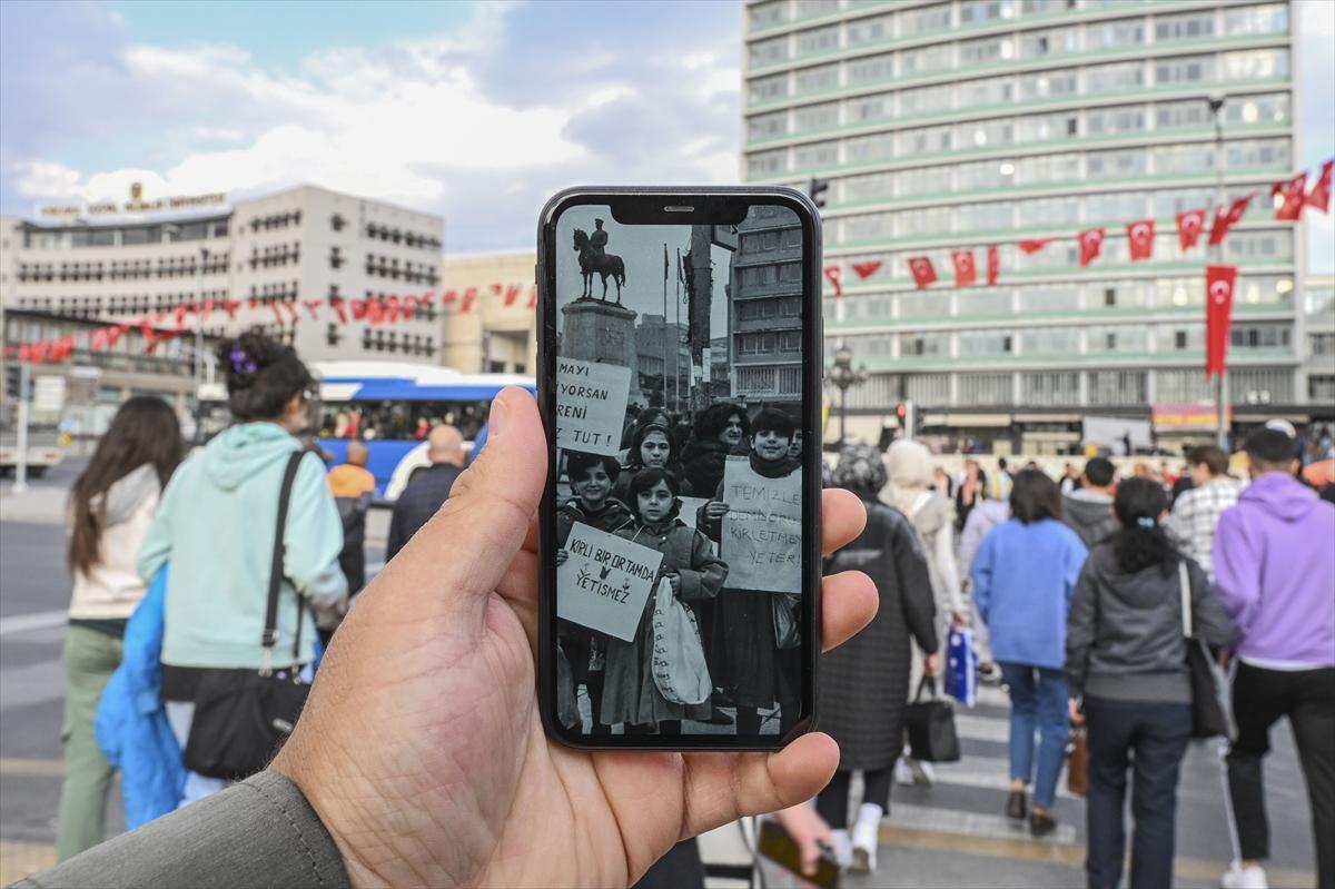 Cumhuriyet'in 100 yıllık başkenti! Eski ve yeni halleri aynı karede birleştirildi...
