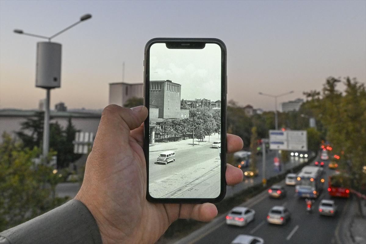 Cumhuriyet'in 100 yıllık başkenti! Eski ve yeni halleri aynı karede birleştirildi...