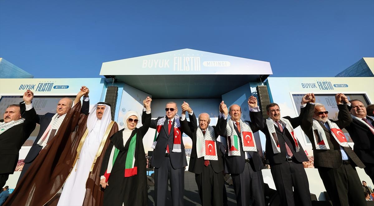 Türkiye'den Gazze'ye destek: Milyonlar Büyük Filistin Mitingi'nde buluştu!