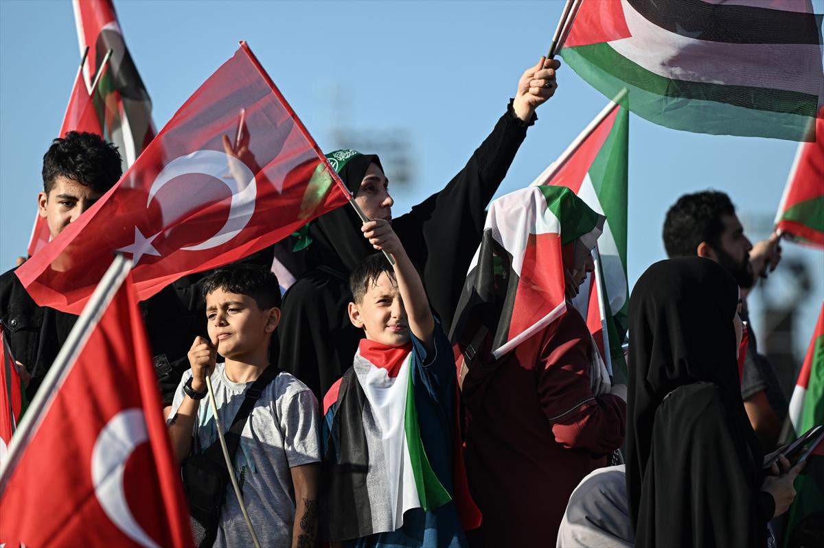 Türkiye'den Gazze'ye destek: Milyonlar Büyük Filistin Mitingi'nde buluştu!