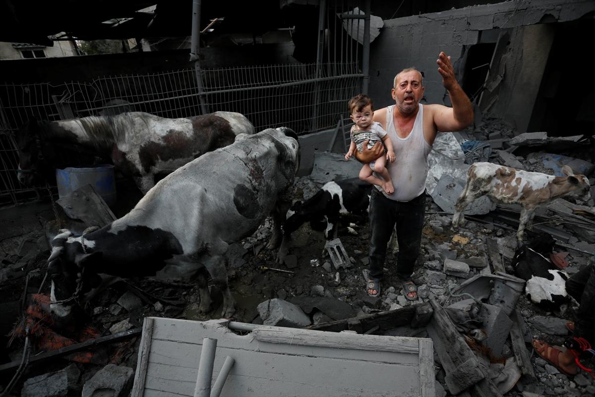 Gazze 23 gündür saldırı altında