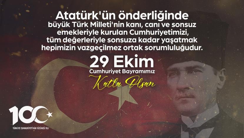 29 Ekim Cumhuriyet Bayramı Mesajları ve Sözleri : En Anlamlı Atatürk Sözleri ve Kutlama Mesajları