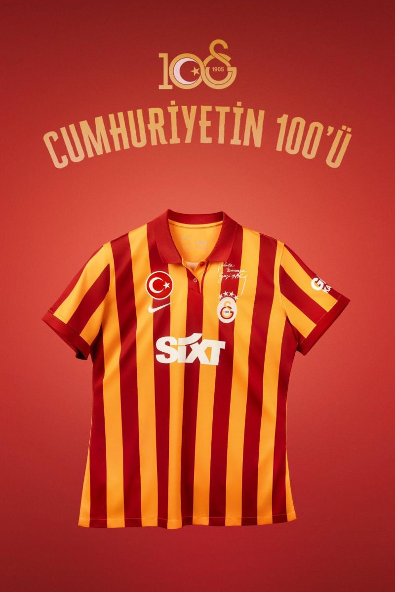 Takımların Cumhuriyet'in 100. yılına özel formaları