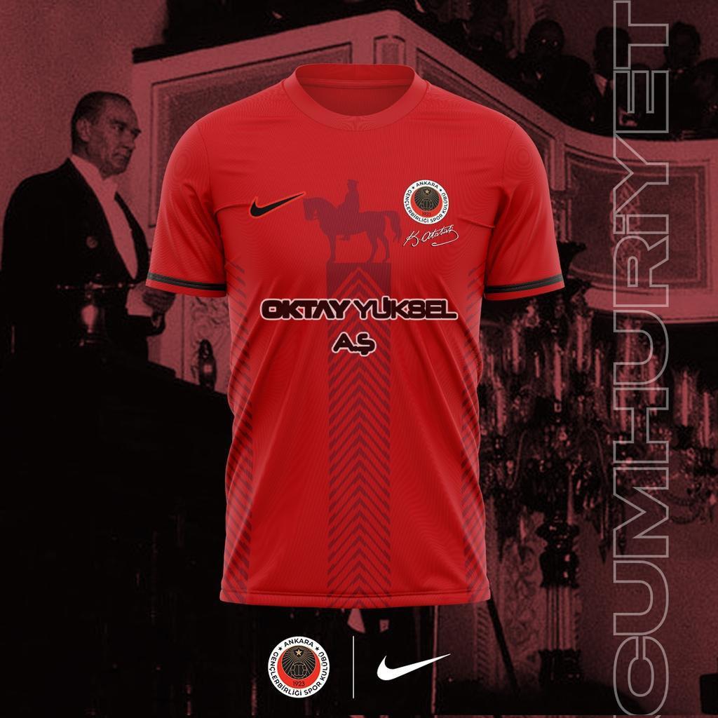 Takımların Cumhuriyet'in 100. yılına özel formaları