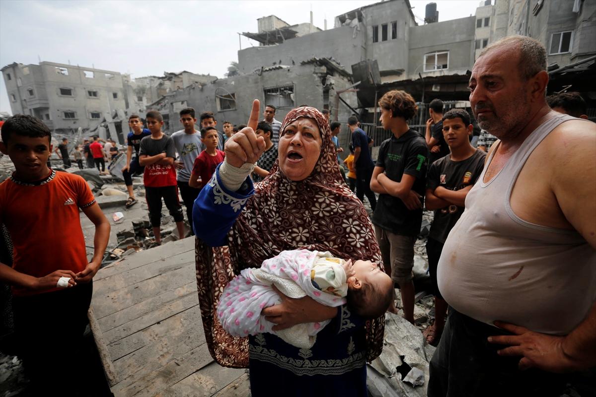 Gazze 23 gündür saldırı altında