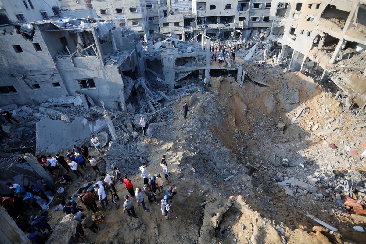 28'inci günden savaşın gölgesinde Gazze...