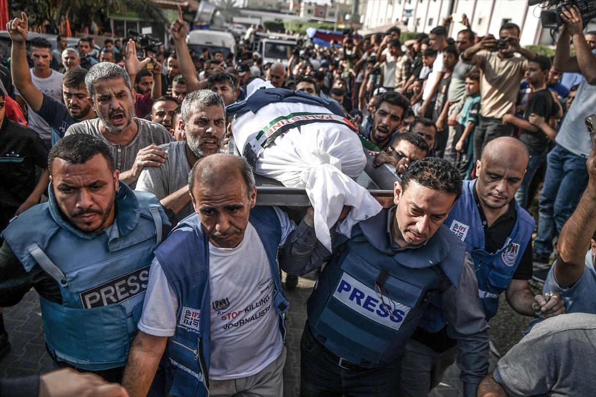 İsrail'in Gazze katliamında 1 ay geride kaldı: 48 gazeteci öldü