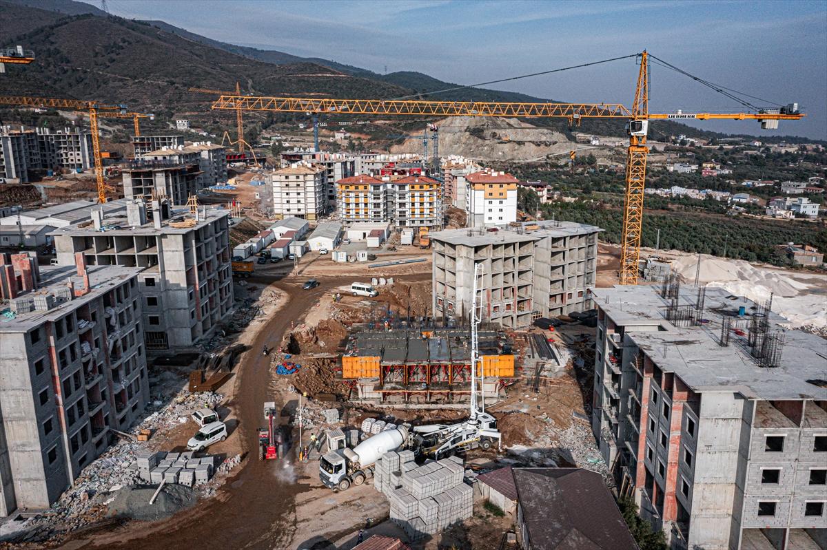 Depremin vurduğu Hatay'da afet konutlarında sona gelindi