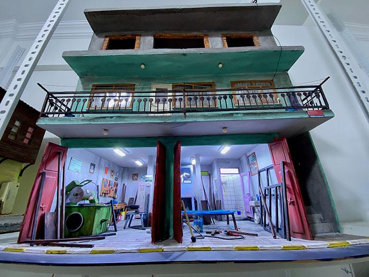 Kocaelili esnaf, üç boyutlu modelleme tekniğiyle "minyatür mahalle" kurdu