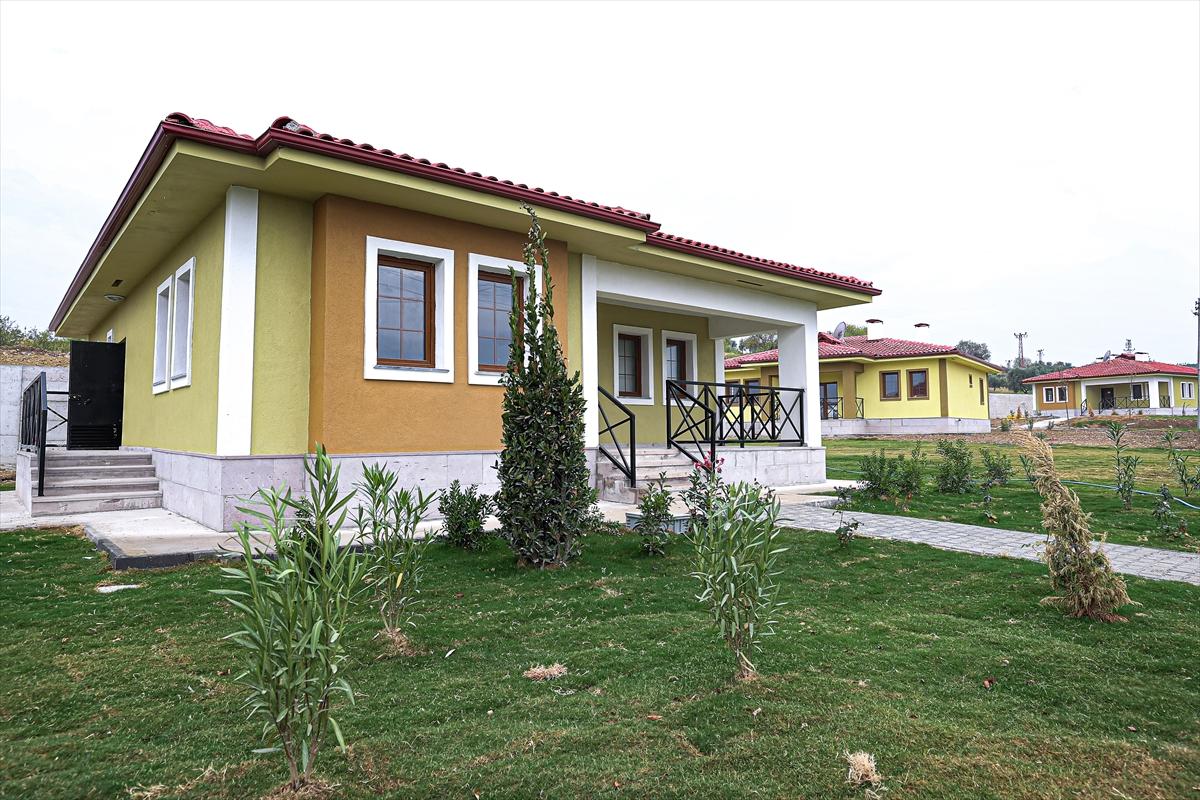 Hatay'ın deprem konutları! Köy evleri kısa sürede yükseldi