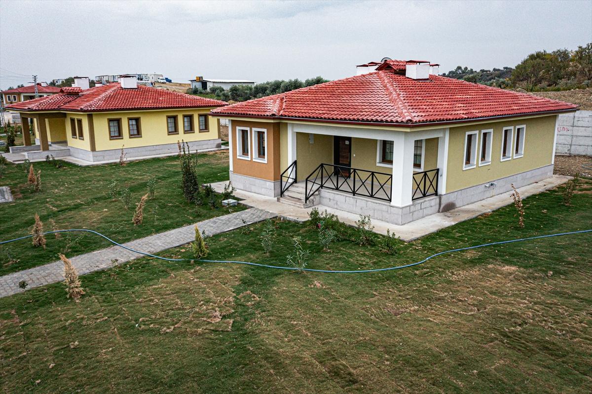 Hatay'ın deprem konutları! Köy evleri kısa sürede yükseldi