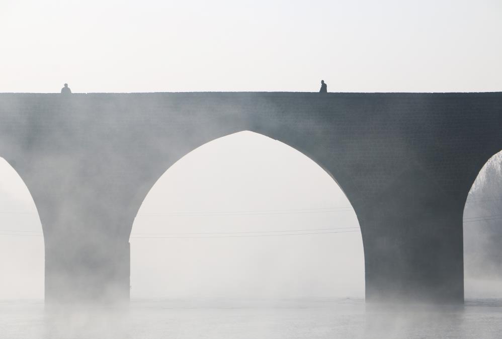 Diyarbakır'da sis... Kartpostallık görüntüler ortaya çıktı