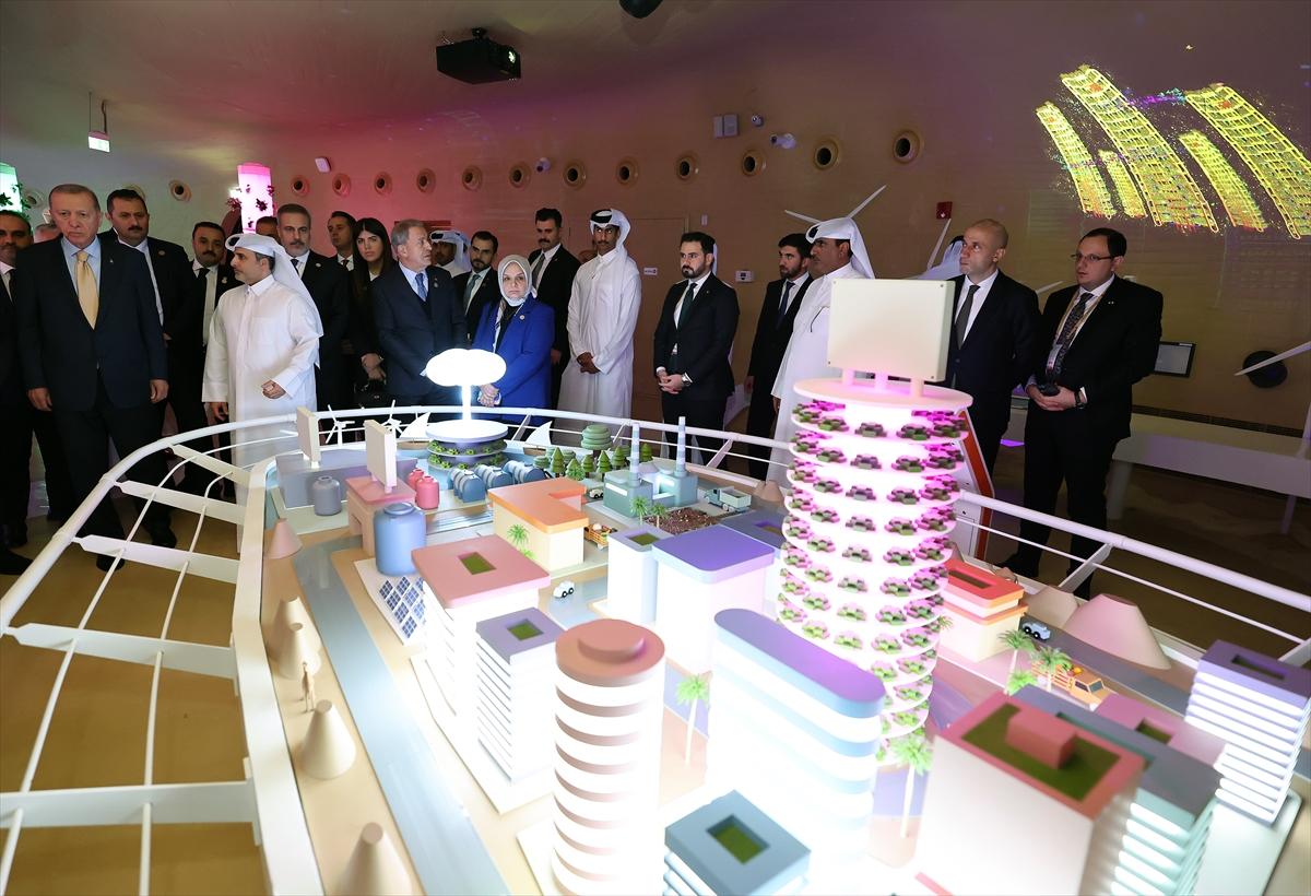 Cumhurbaşkanı Erdoğan'ın Katar temasları