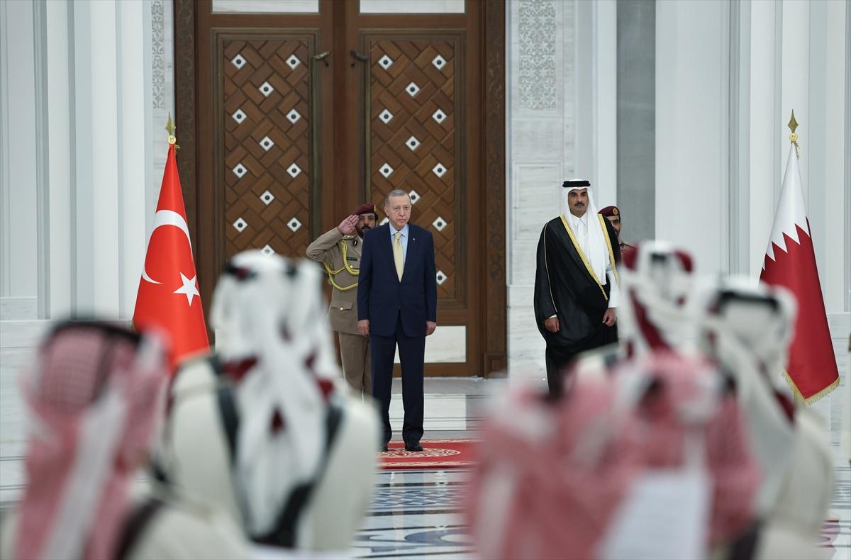 Cumhurbaşkanı Erdoğan'ın Katar temasları