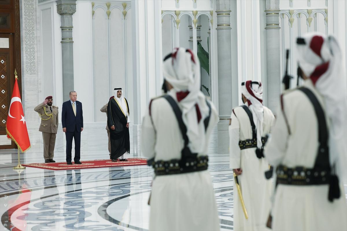 Cumhurbaşkanı Erdoğan'ın Katar temasları