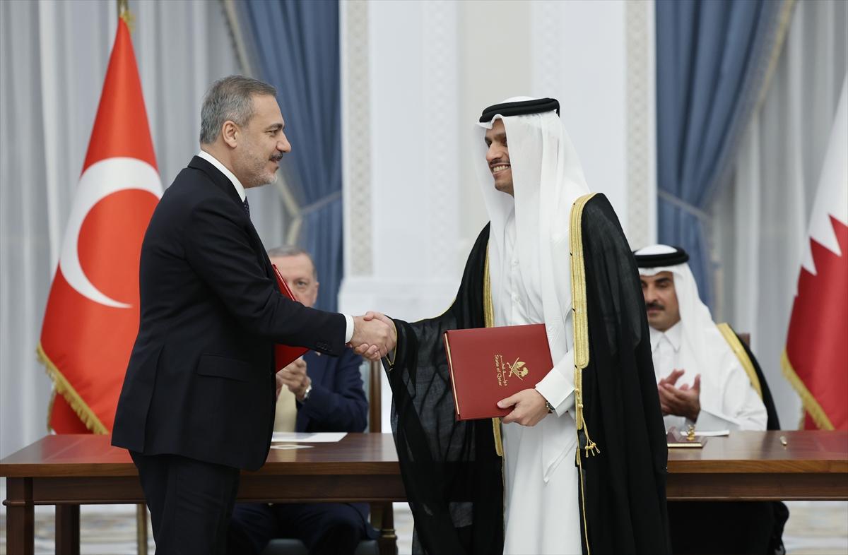 Cumhurbaşkanı Erdoğan'ın Katar temasları