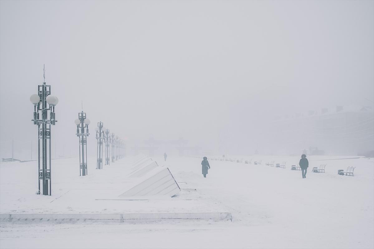 Hava sıcaklığı eksi 50 derece! Donma eşiğindeki Yakutistan'da günlük yaşam...