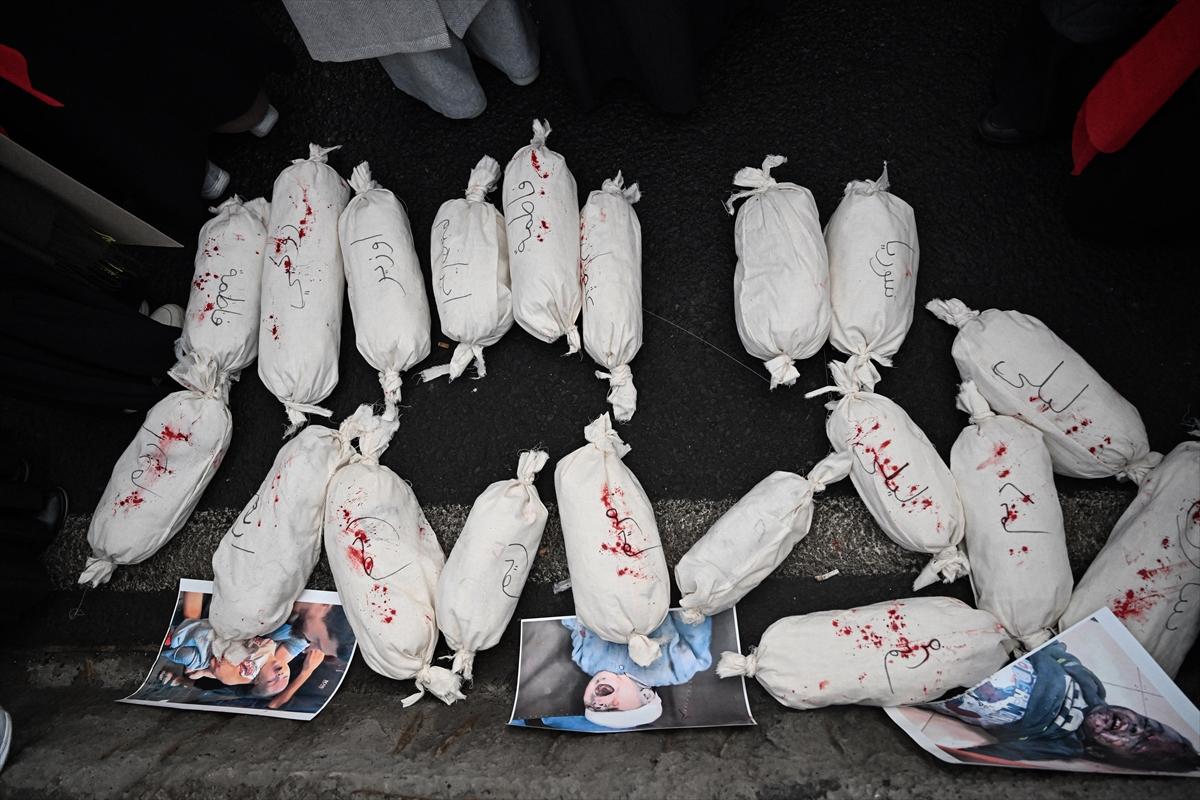 İstanbul'da tarihi yürüyüş: Şehitlerimize Rahmet, Filistin'e Destek, İsrail'e Lanet!