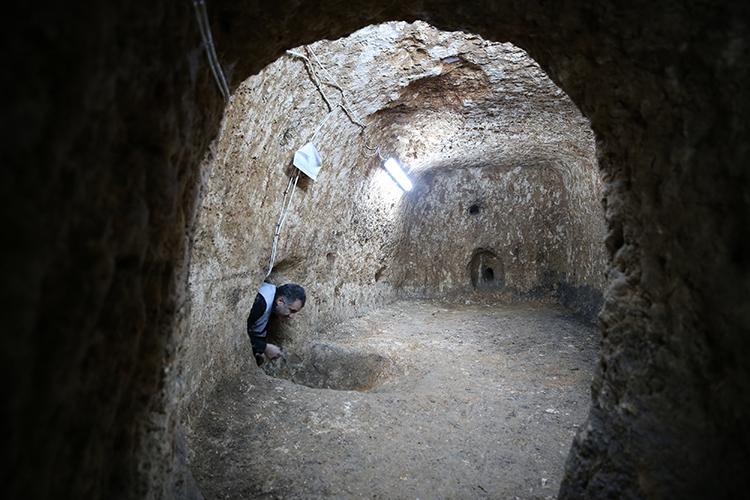 Sarayini'ne tünellerle bağlı yeni bir yer altı şehri bulundu