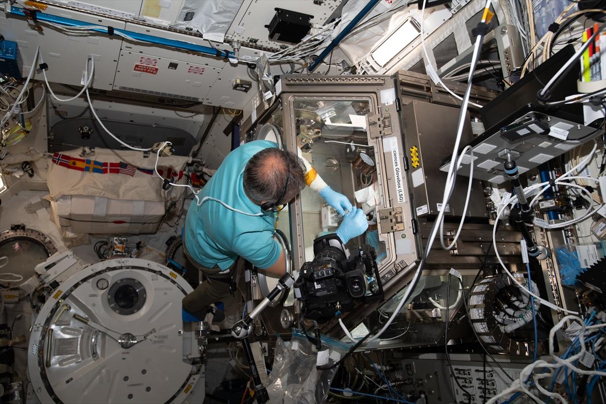 Alper Gezeravcı'dan Uluslararası Uzay İstasyonu’nda Türk bayraklı kareler