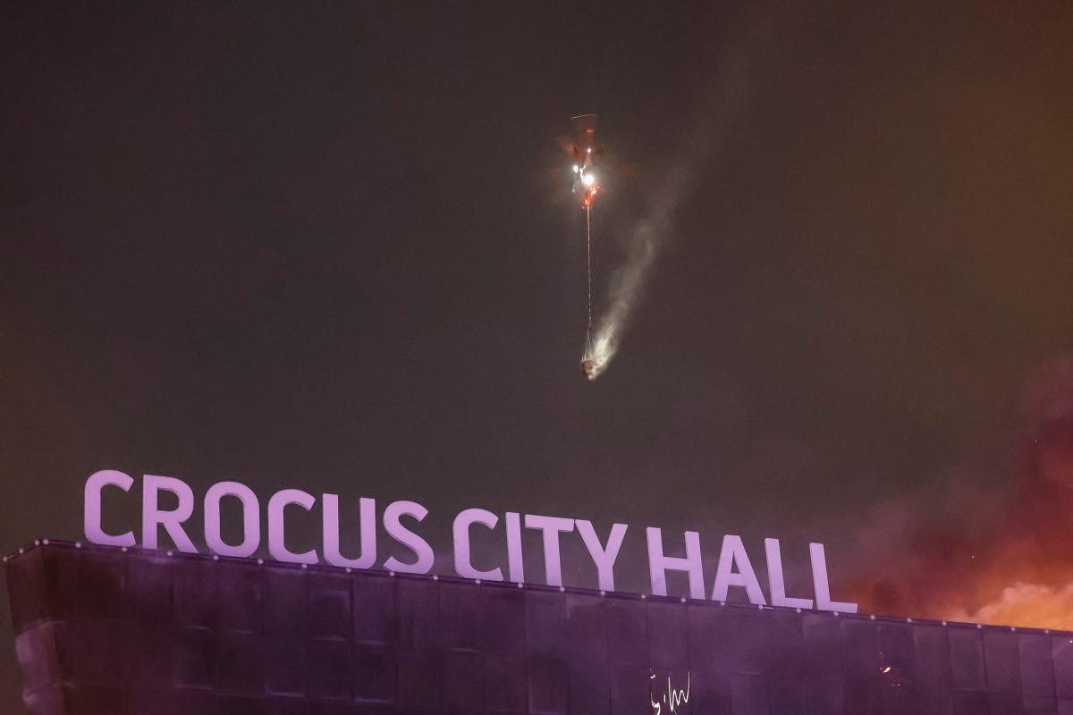 Moskova'daki terör saldırısından geriye kalan kareler...